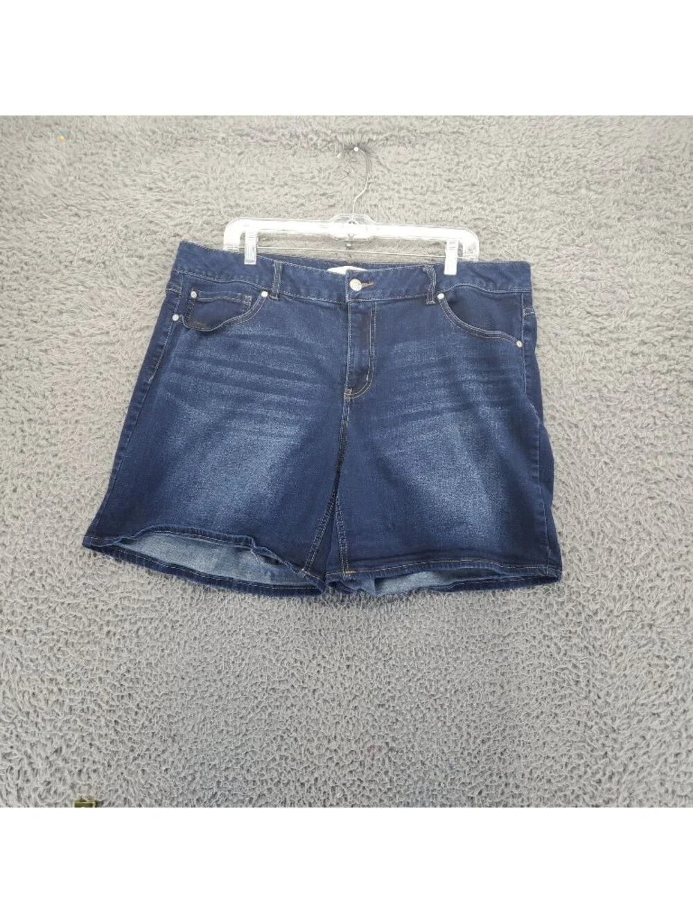 Cato Denim Shorts Womens 16W Blue Hi-Rise Stretch Denim Jorts *Read*